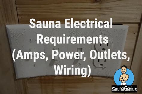 sauna electrical outlet requirements